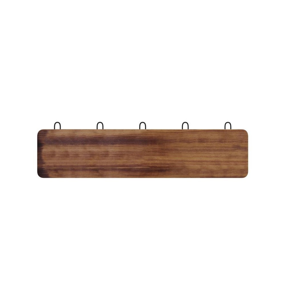 Rustic Brown Wall Coat Rack