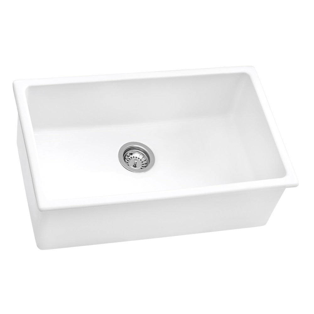 Ruvati Fiamma 30 x 18 inch Undermount Fireclay Kitchen Sink