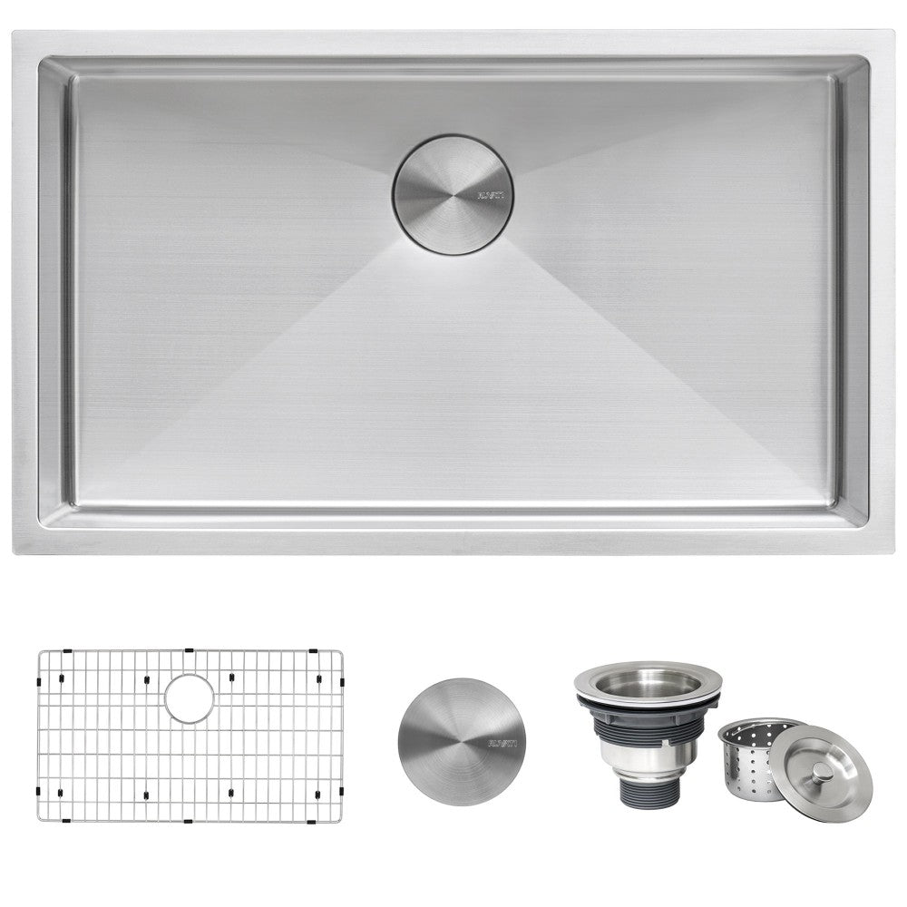Ruvati Gravena 32 x 19 inch Undermount Stainless Steel Kitchen Sink