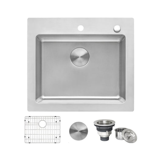 Ruvati Modena 25 x 22 inch Topmount Stainless Steel Kitchen Sink