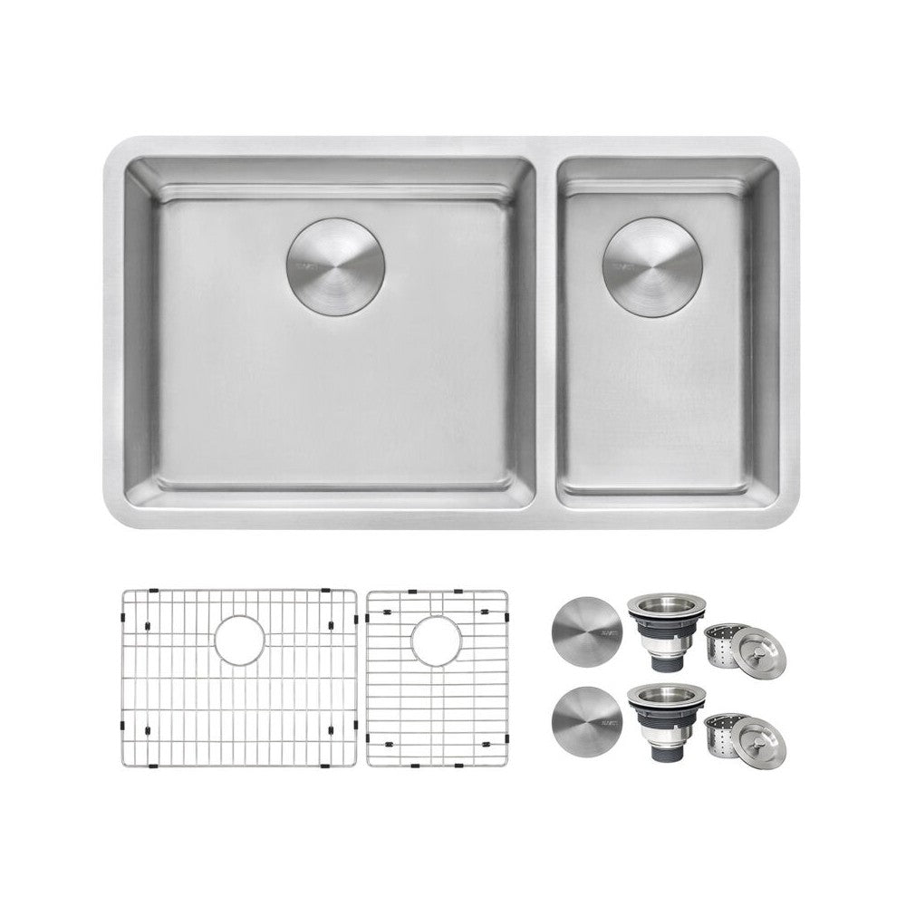 Ruvati Modena 32 x 18 inch Undermount Stainless Steel Kitchen Sink