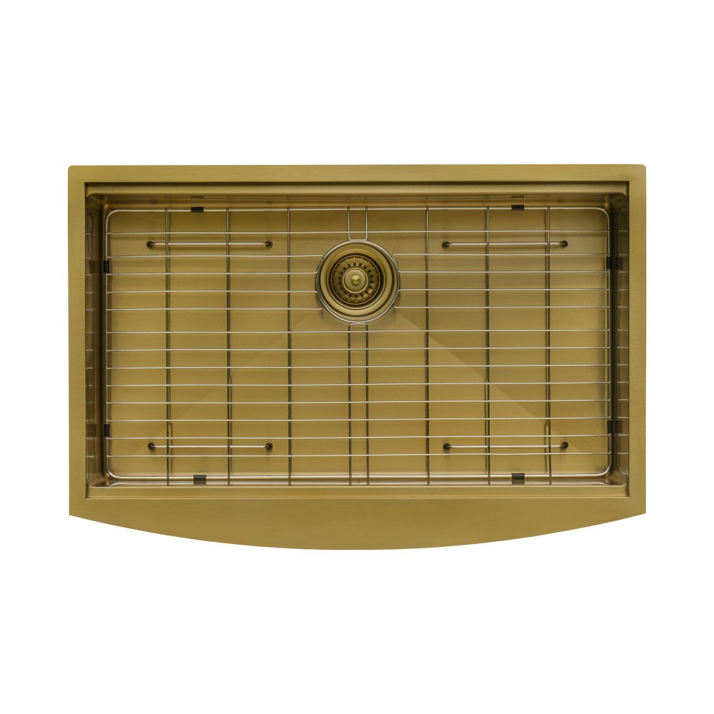 Ruvati Monaco 33 x 22 inch Apron Front Stainless Steel Kitchen Sink