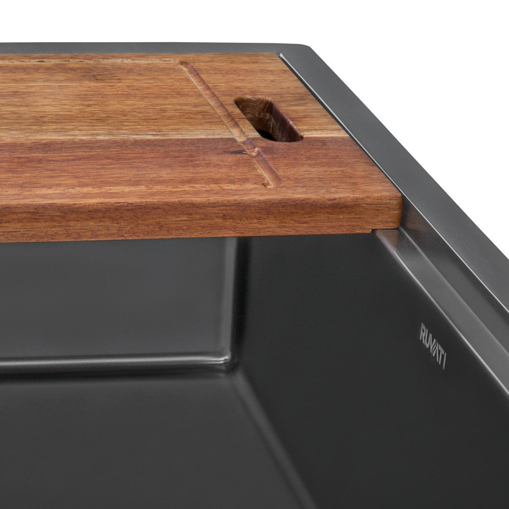 Ruvati Monaco 36 x 22 inch Stainless Steel Kitchen Sink