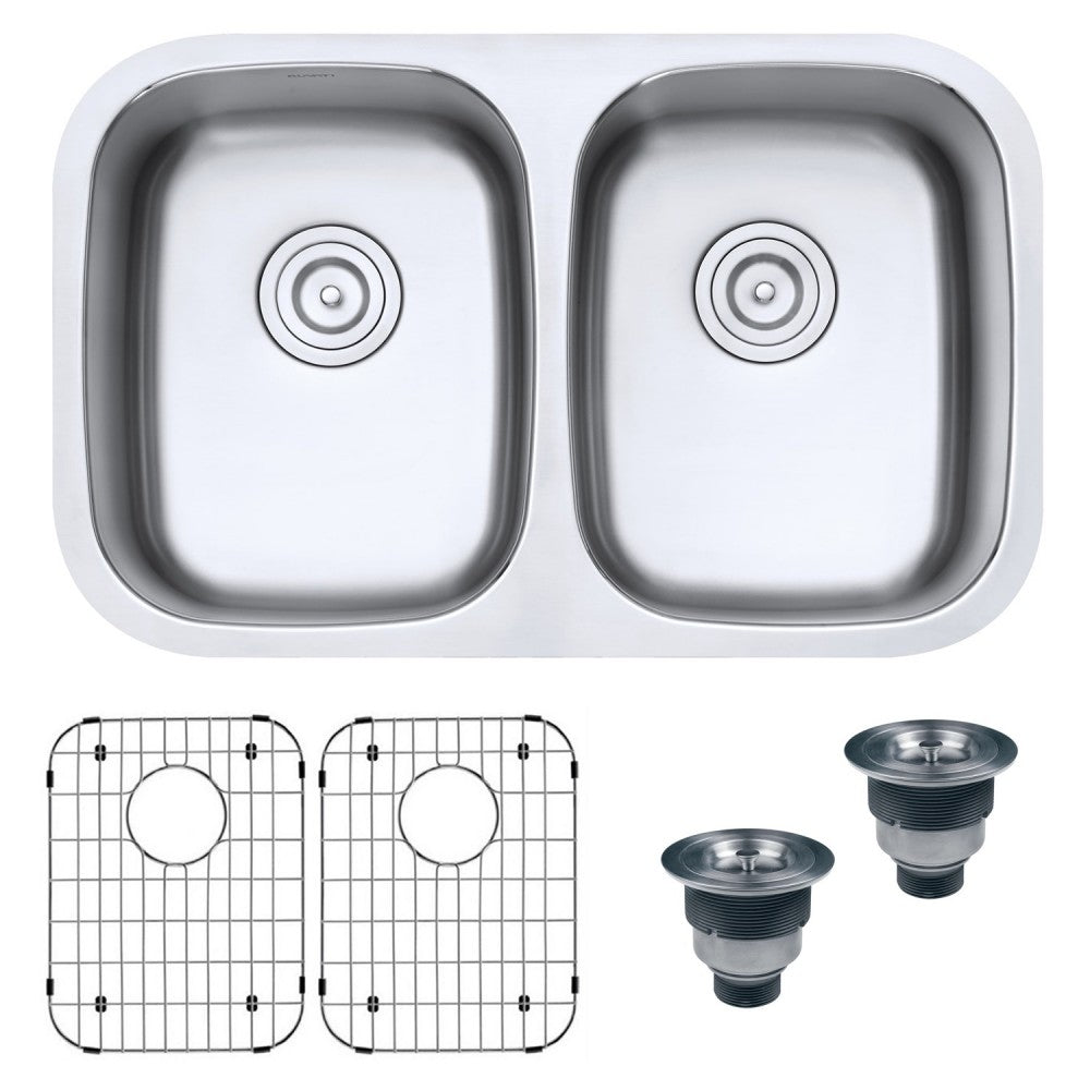 Ruvati Parmi 29 x 18.5 inch Undermount Stainless Steel Kitchen Sink