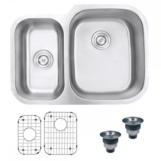 Ruvati Parmi 29 x 20.75 inch Undermount Stainless Steel Kitchen Sink