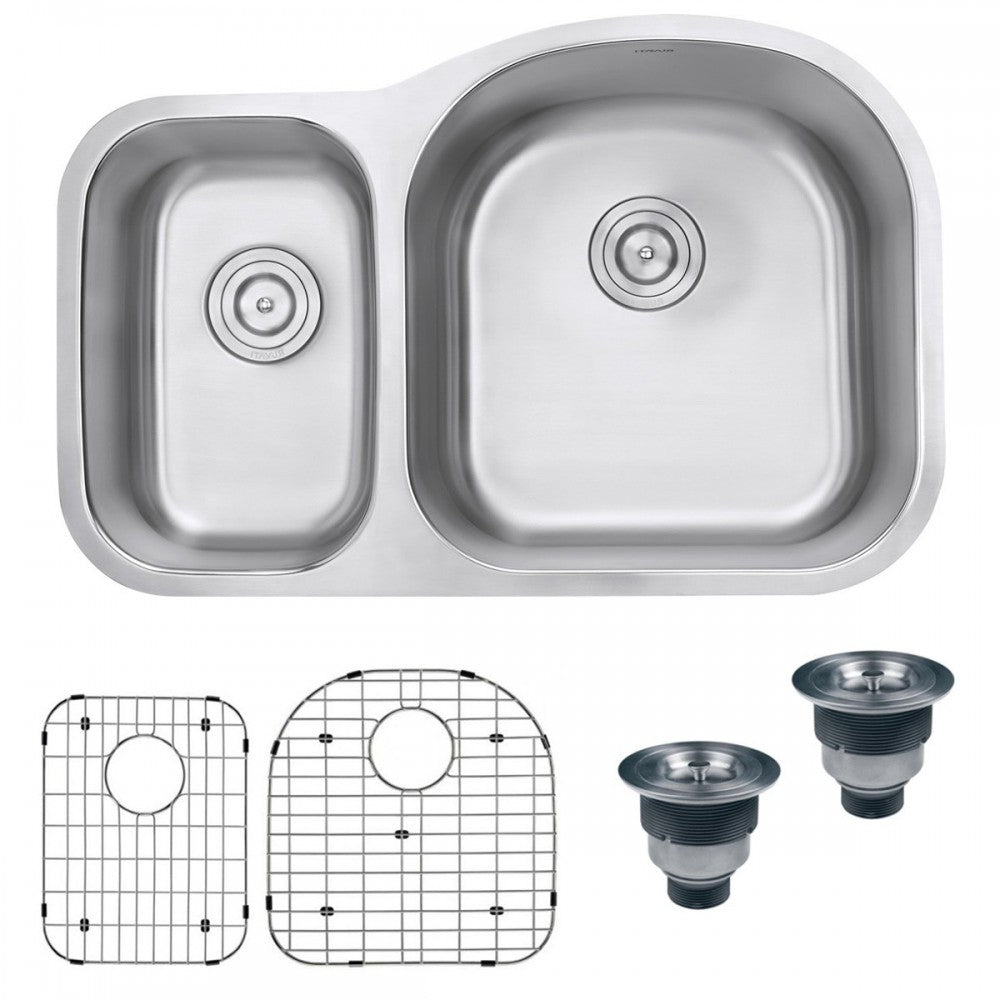 Ruvati Parmi 31.5 x 20.5 inch Undermount Stainless Steel Kitchen Sink