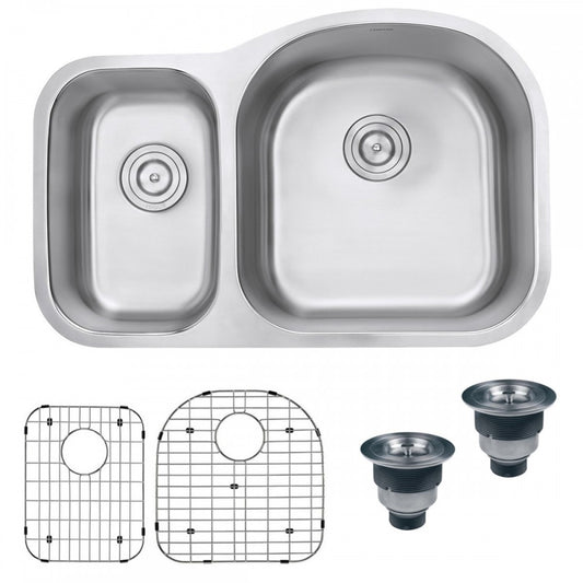 Ruvati Parmi 31.5 x 20.5 inch Undermount Stainless Steel Kitchen Sink
