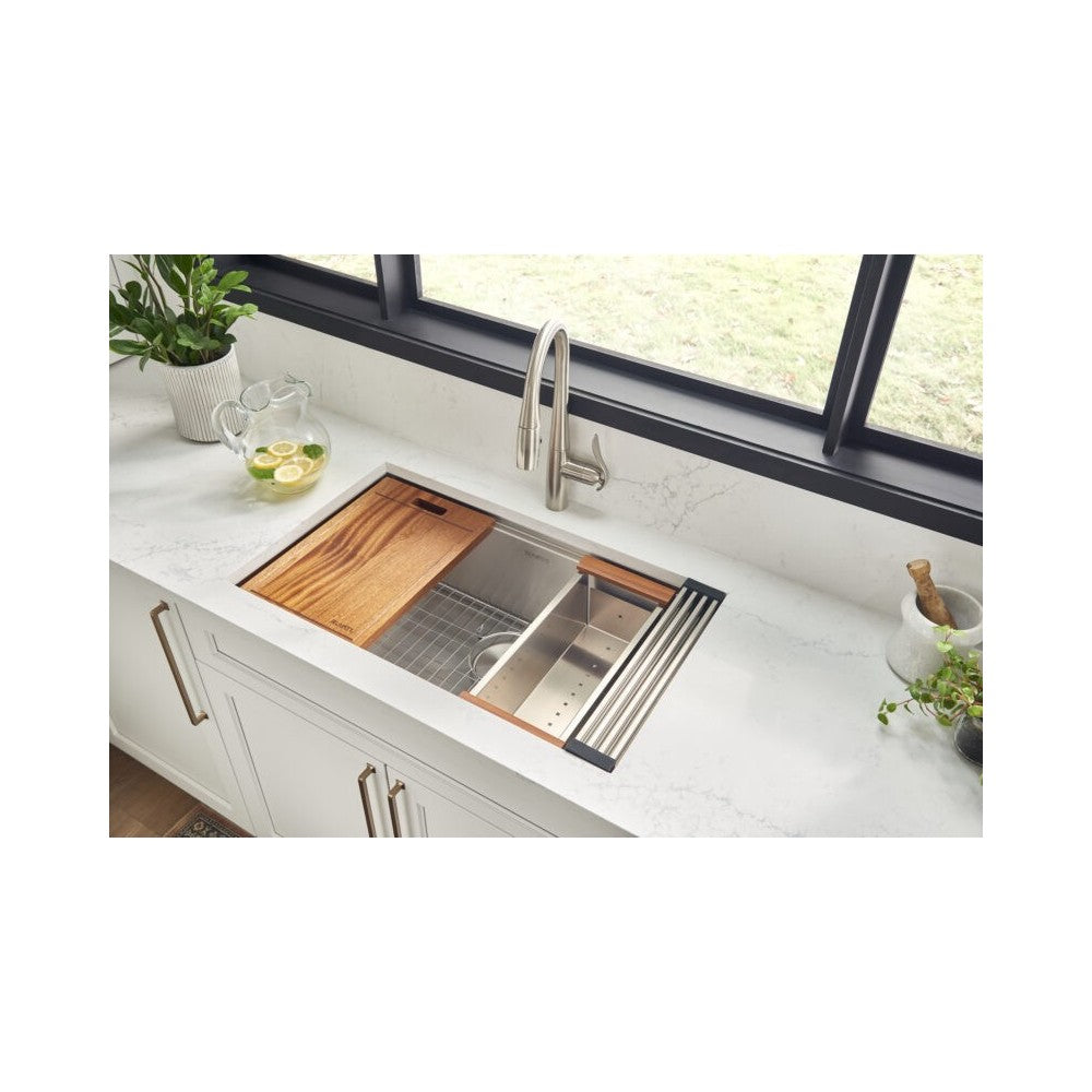 Ruvati Roma Pro 32 x 19 inch Undermount Stainless Steel Kitchen Sink
