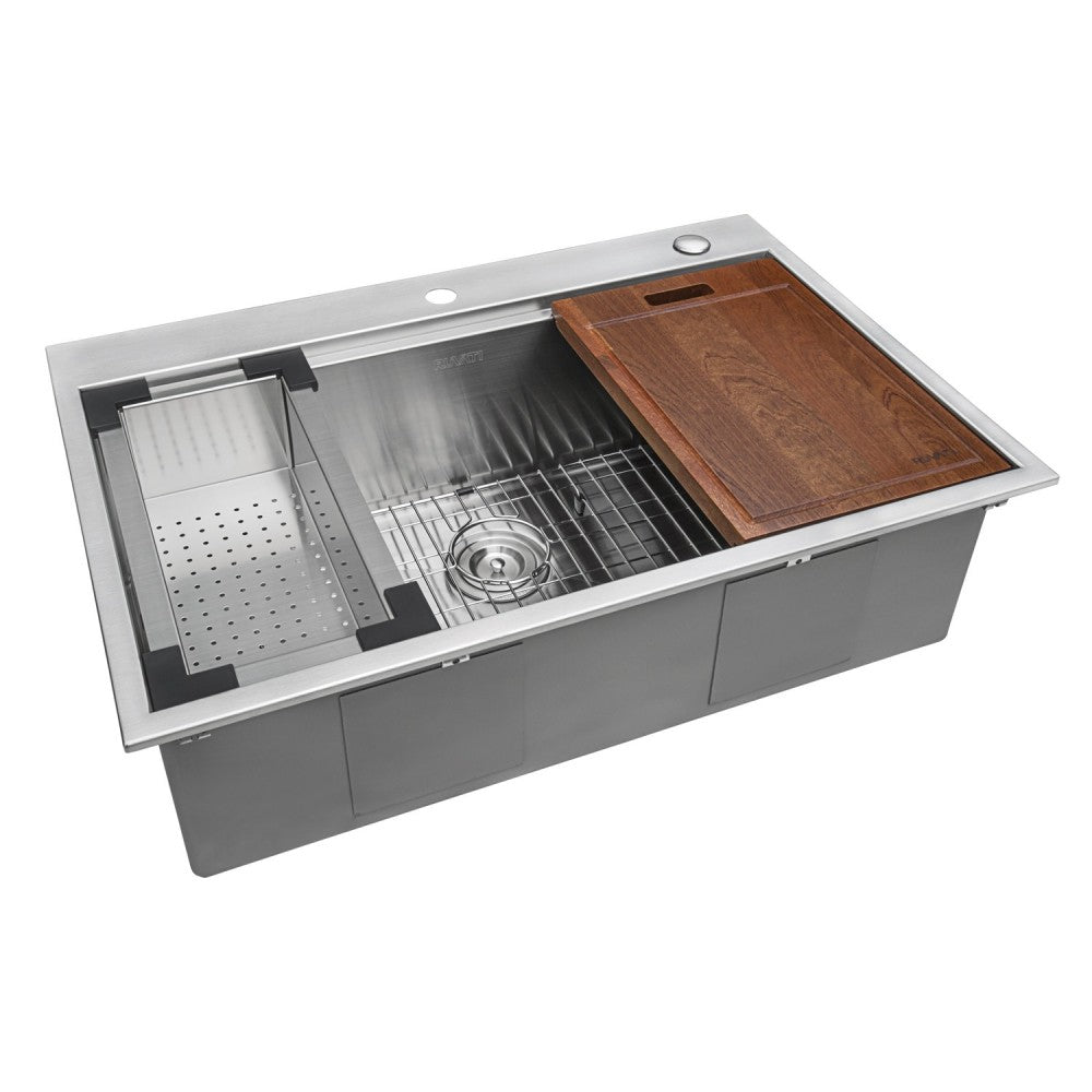 Ruvati Siena 30 x 22 inch Topmount Stainless Steel Kitchen Sink