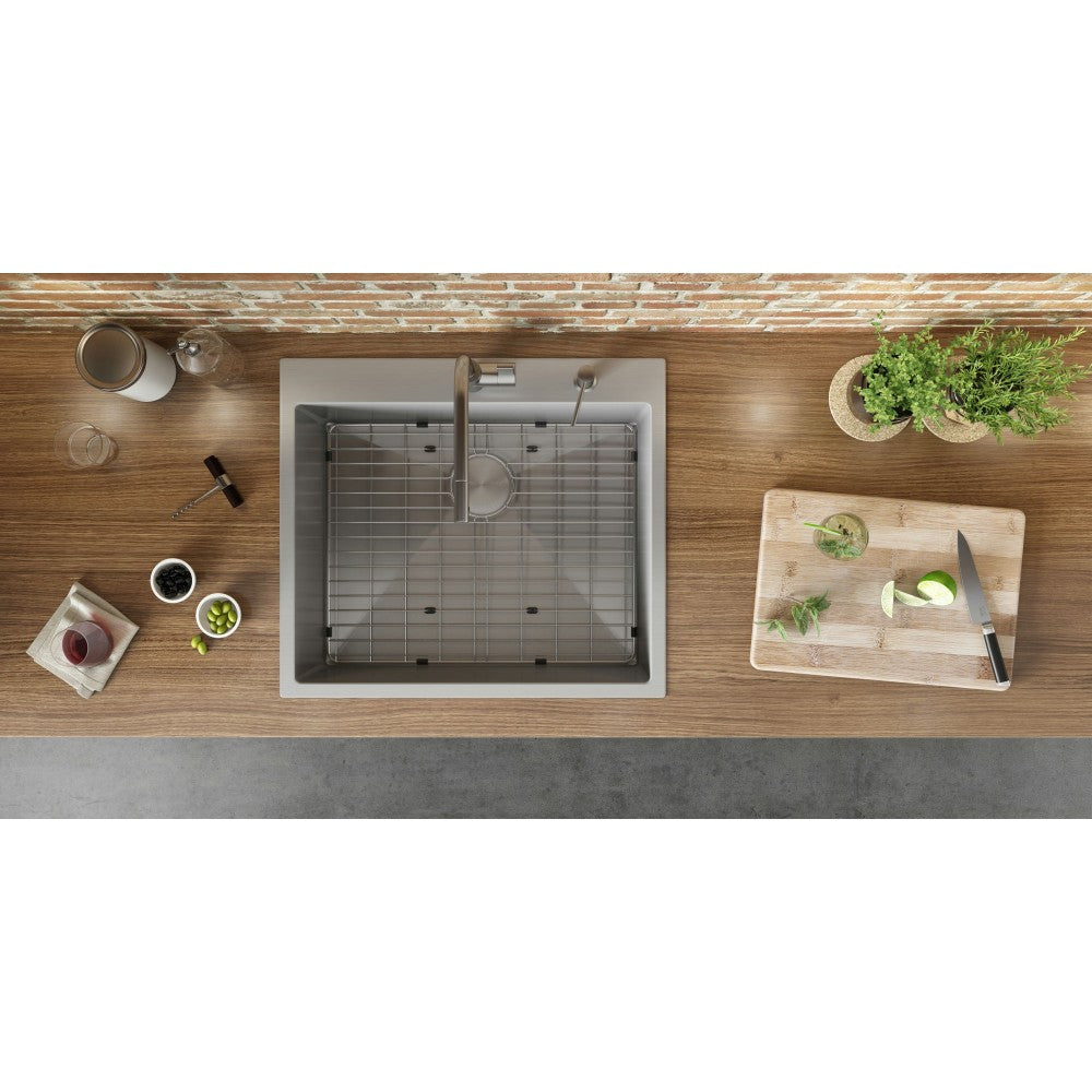 Ruvati Tirana Pro 18 x 20 inch Topmount Stainless Steel Kitchen Sink