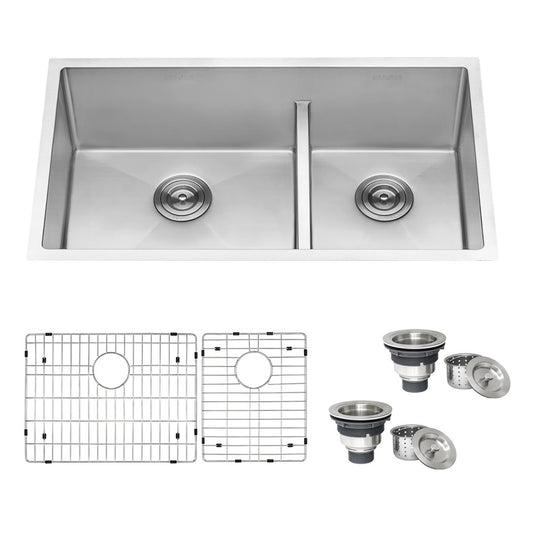 Ruvati Urbana 36 x 19 inch Undermount Stainless Steel Kitchen Sink