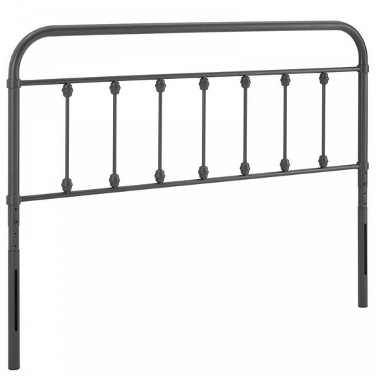 Sage King Metal Headboard, Gray