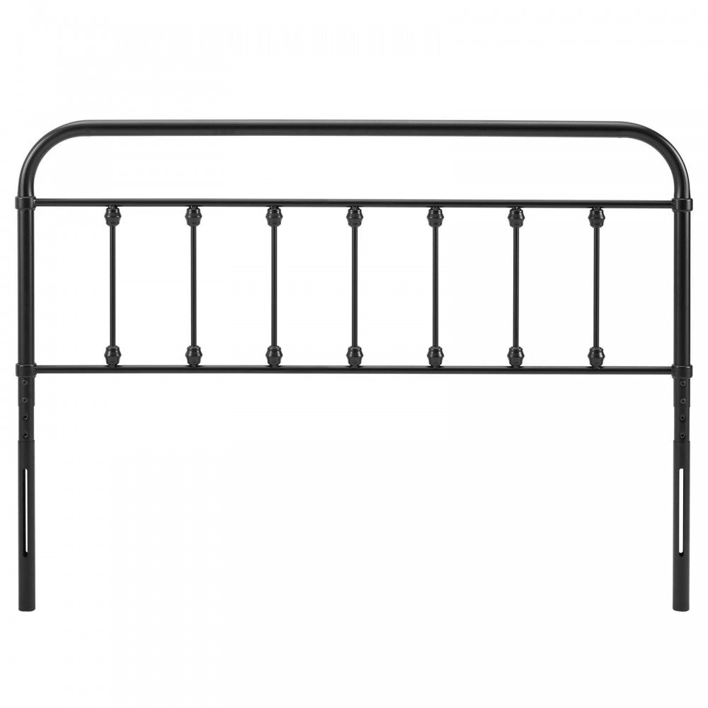 Sage King Metal Headboard, Black