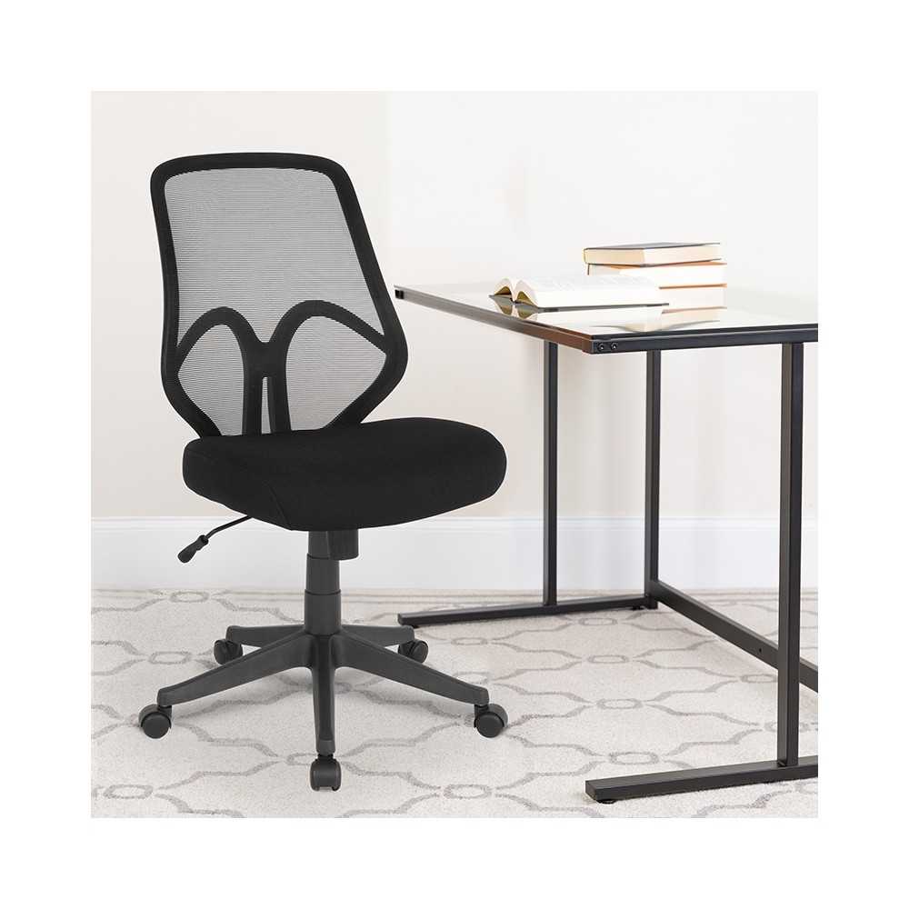 Salerno Series High Back Black Mesh Office Chair