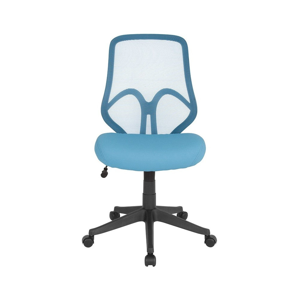 Salerno Series High Back Light Blue Mesh Office Chair