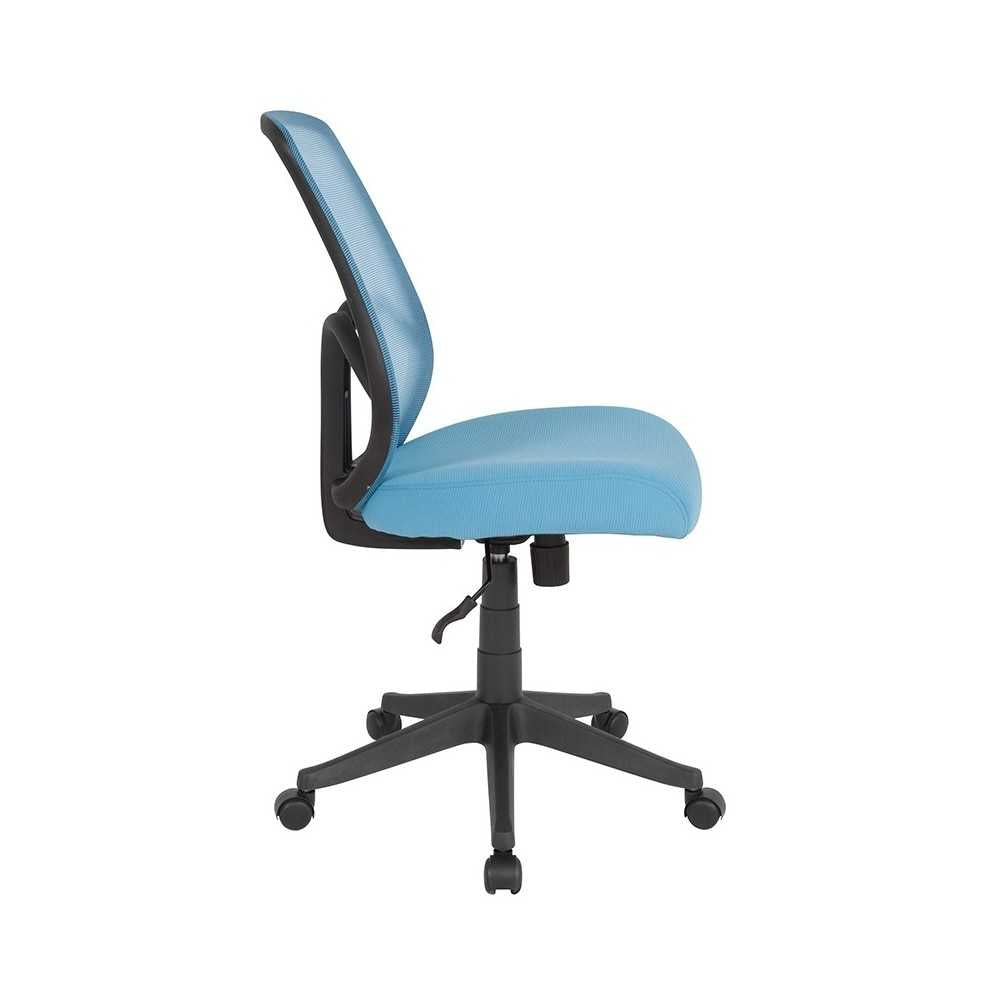 Salerno Series High Back Light Blue Mesh Office Chair