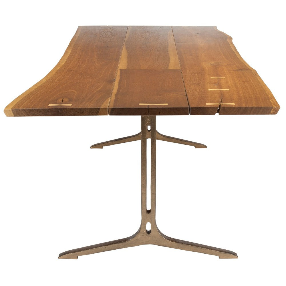 Samara Smoked Wood Dining Table