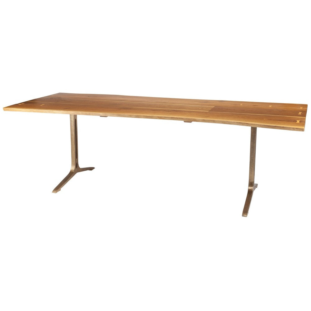 Samara Smoked Wood Dining Table