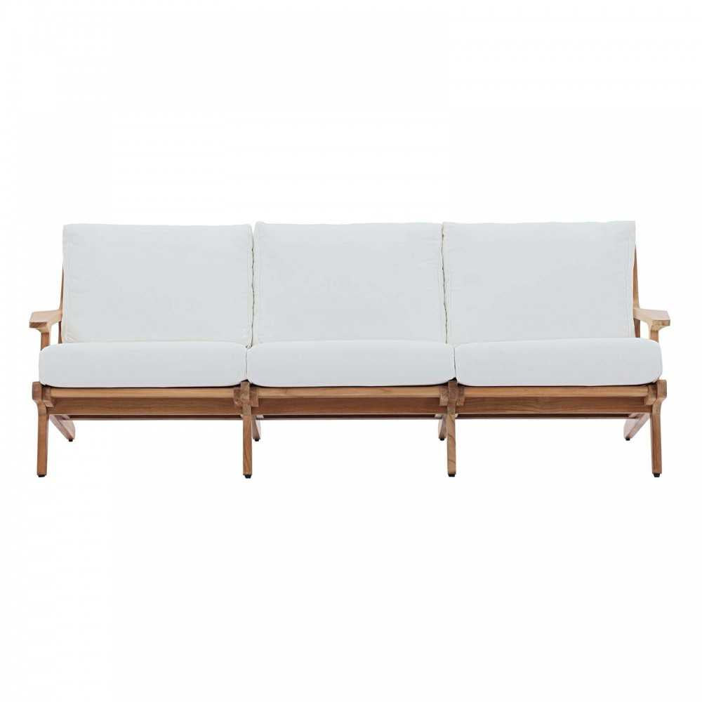 Saratoga Outdoor Patio Premium Grade A Teak Wood Sofa