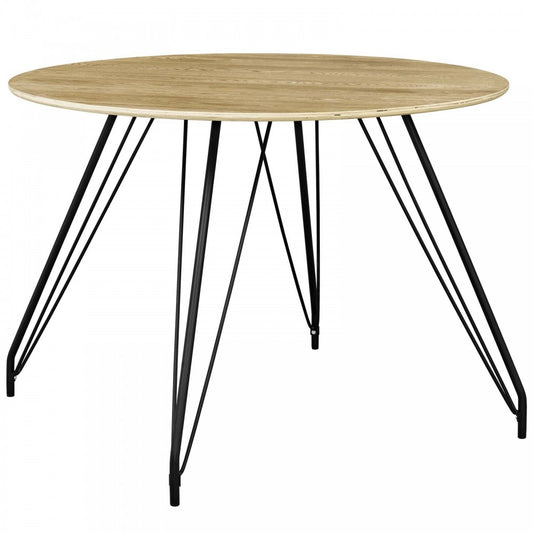 Satellite Circular Dining Table, Natural