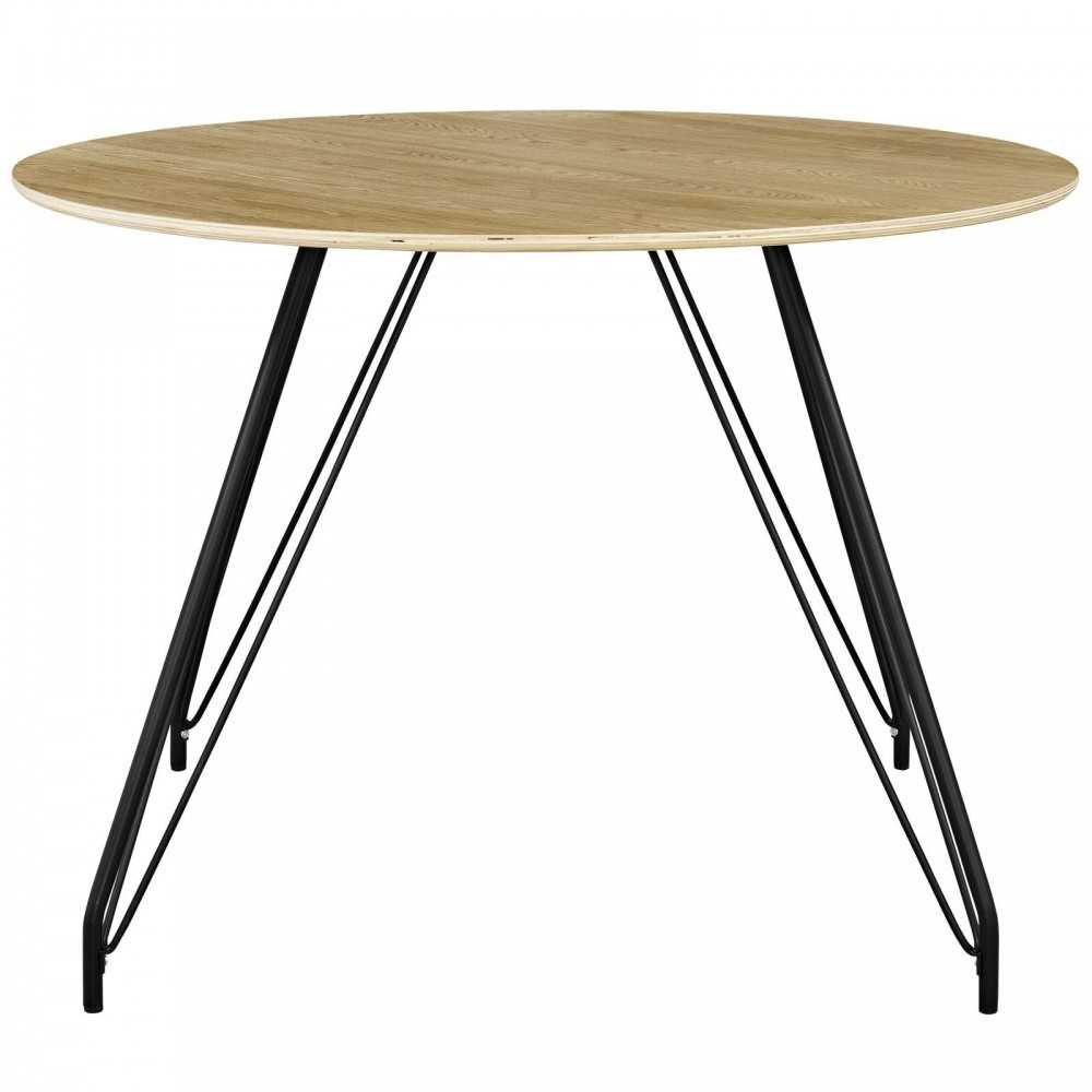 Satellite Circular Dining Table, Natural