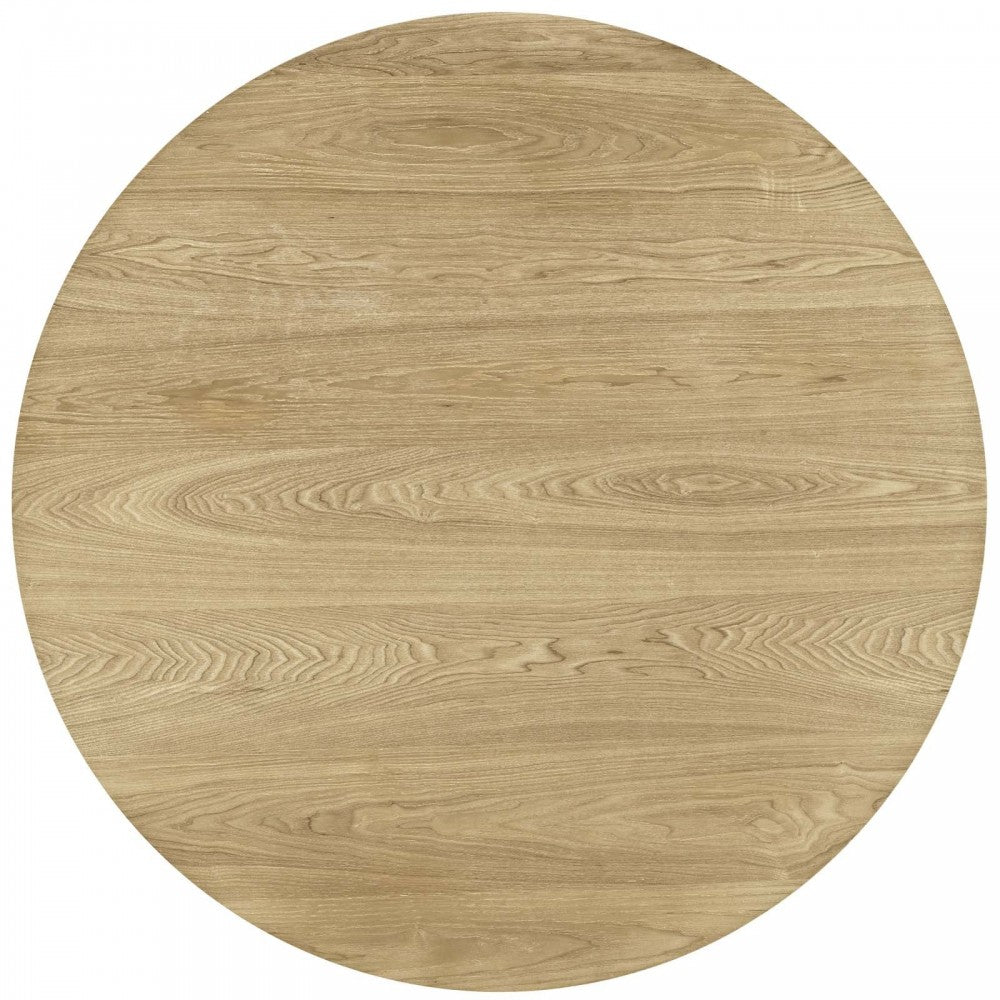 Satellite Circular Dining Table, Natural