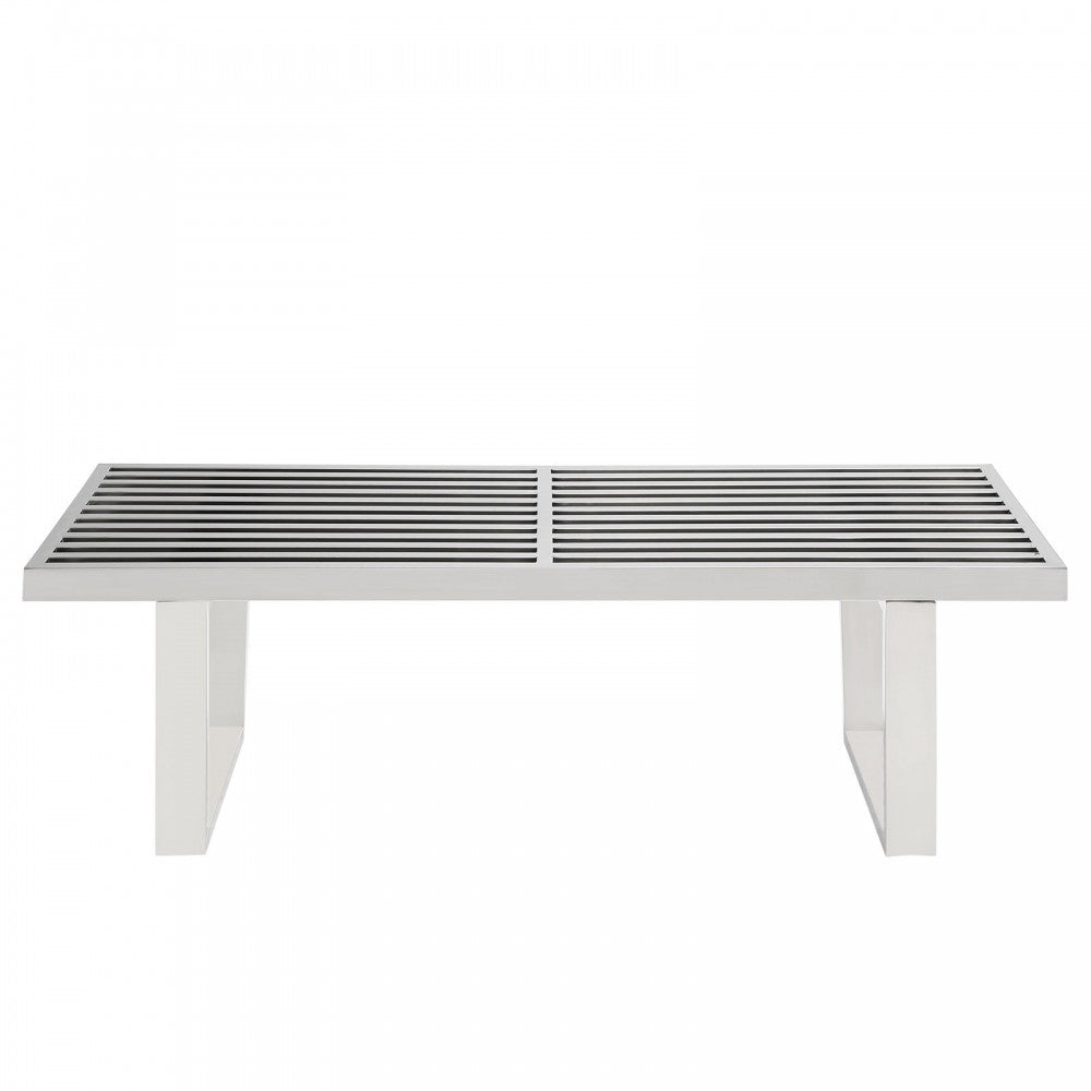 Sauna 4' Stainless Steel Bench