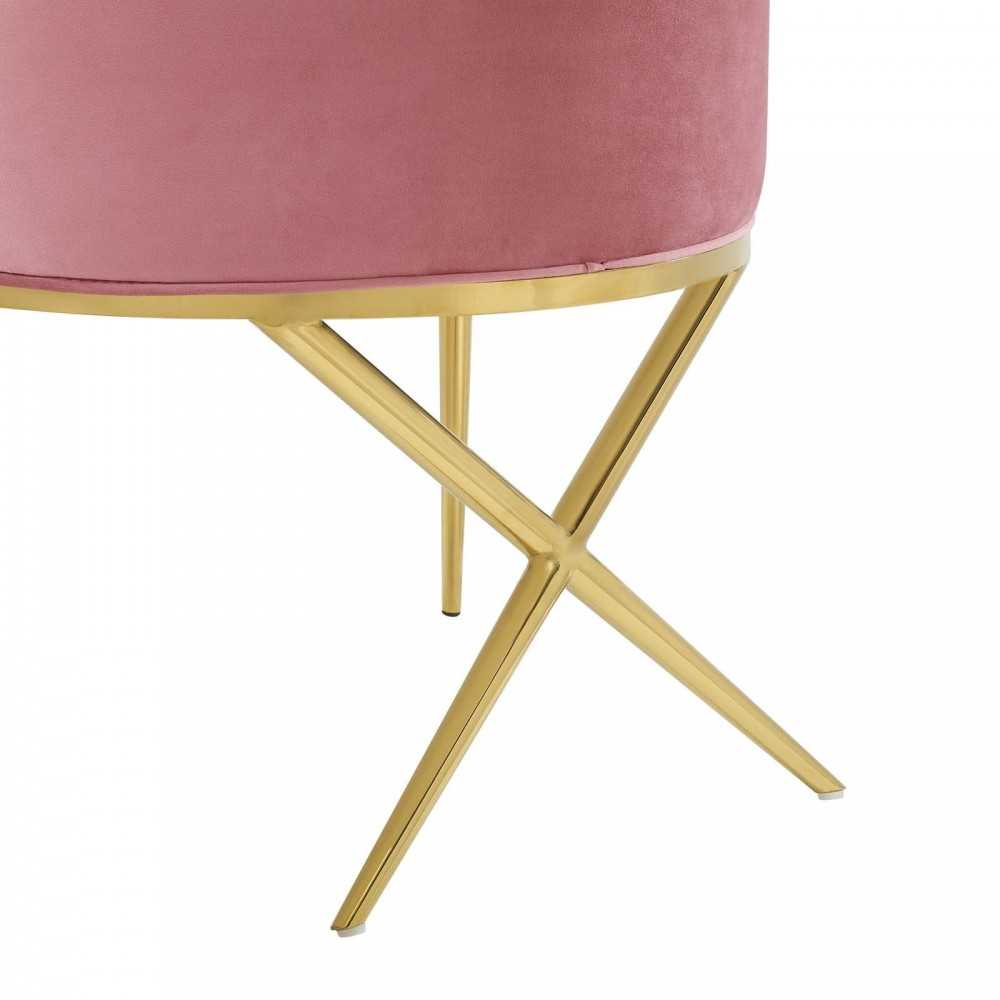 Savour Accent Dining Armchair Performance Velvet Set of 2, Dusty Rose