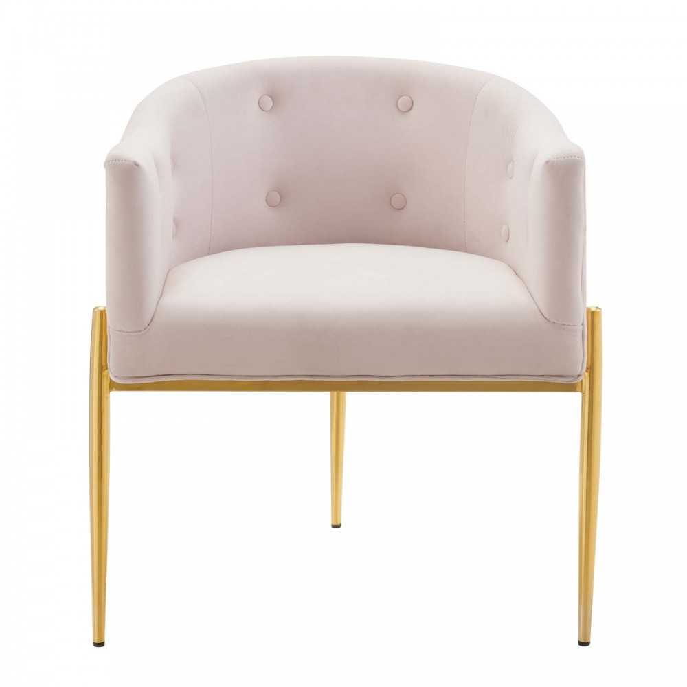 Savour Tufted Performance Velvet Accent Chairs - Set of 2, Pink