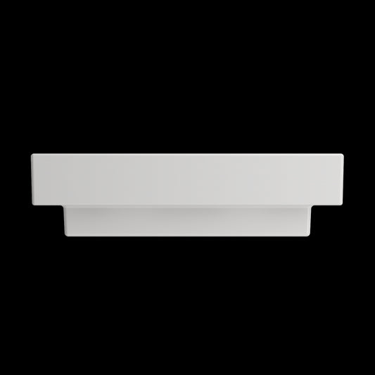 Scala Arch Wall-Mounted Sink Fireclay 23.75 in. 3-Hole in White