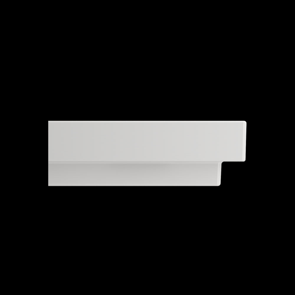 Scala Arch Wall-Mounted Sink Fireclay 23.75 in. 3-Hole in White
