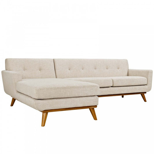 se Left-Facing Sectional Sofa, Beige