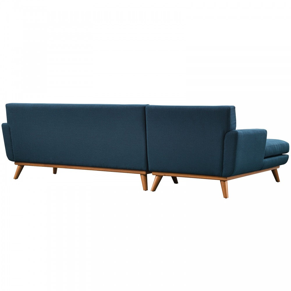 se Left-Facing Sectional Sofa, Azure