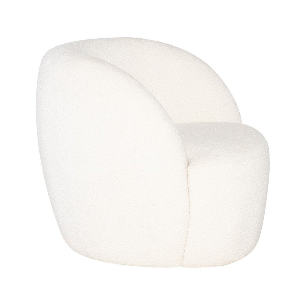 Selma Coconut Fabric Occasional Chair