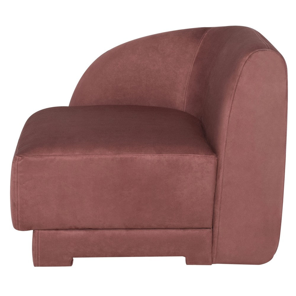 Seraphina Chianti Microsuede Fabric Modular Sofa, HGSN389