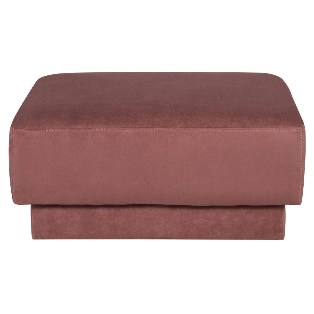 Seraphina Chianti Microsuede Fabric Modular Sofa Ottoman