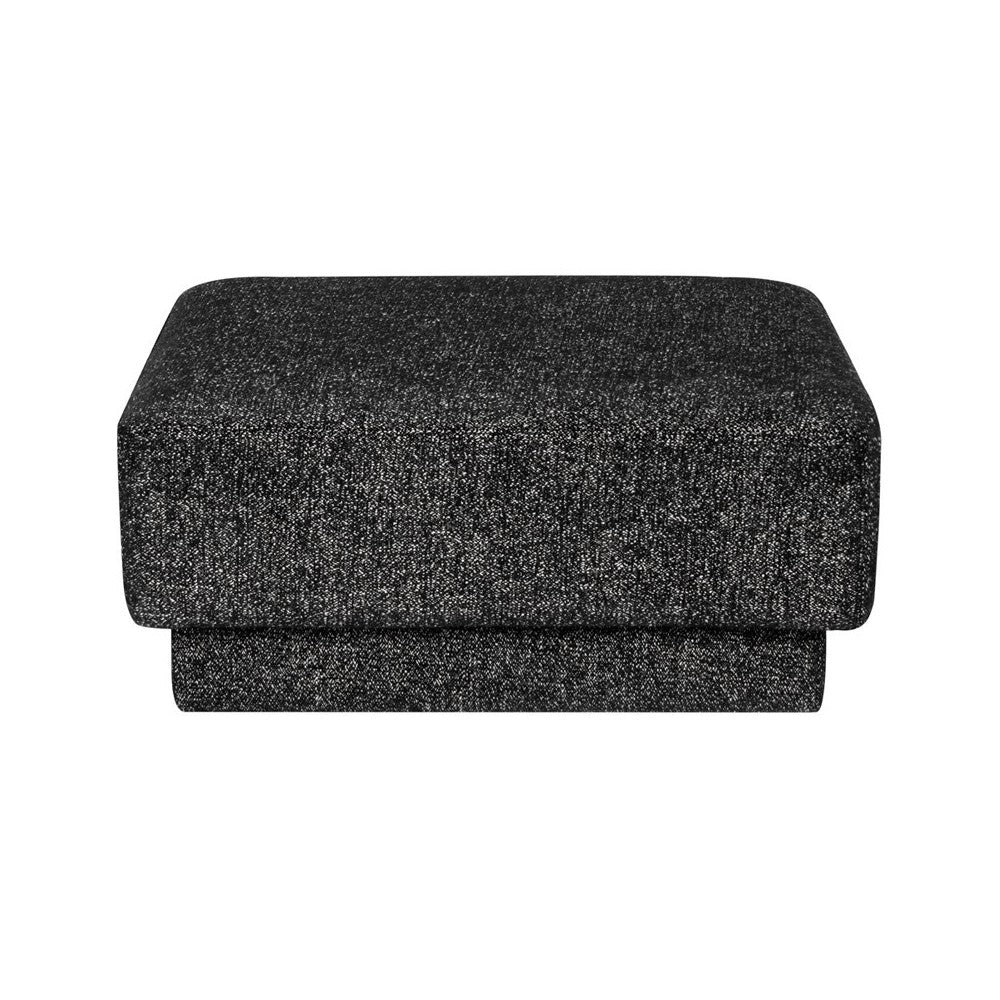 Seraphina Salt & Pepper Fabric Modular Sofa Ottoman