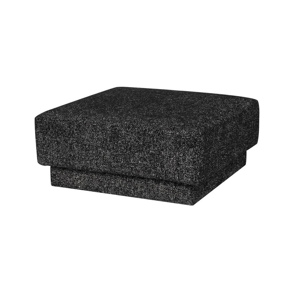 Seraphina Salt & Pepper Fabric Modular Sofa Ottoman