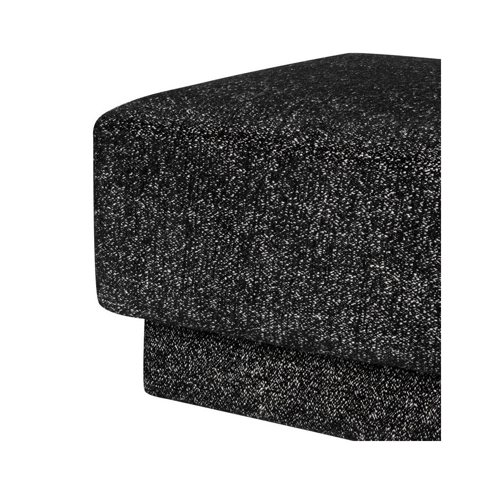 Seraphina Salt & Pepper Fabric Modular Sofa Ottoman