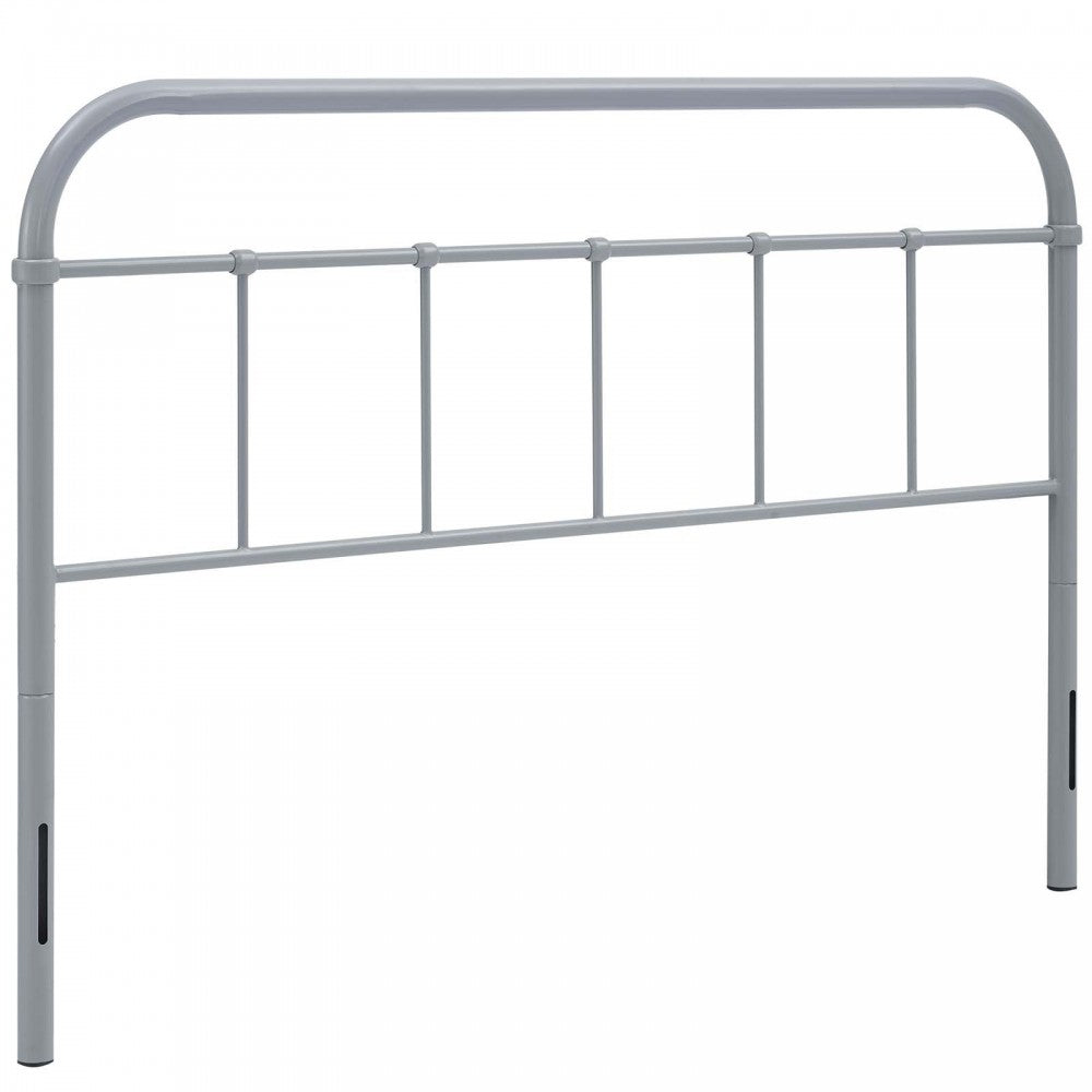 Serena King Steel Headboard, Gray