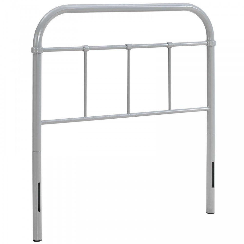 Serena Twin Steel Headboard, Gray