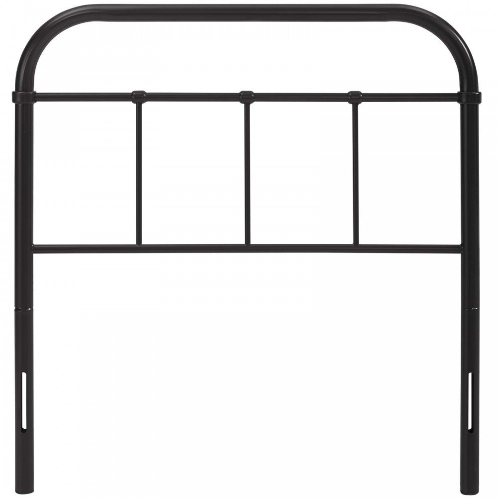 Serena Twin Steel Headboard, Brown