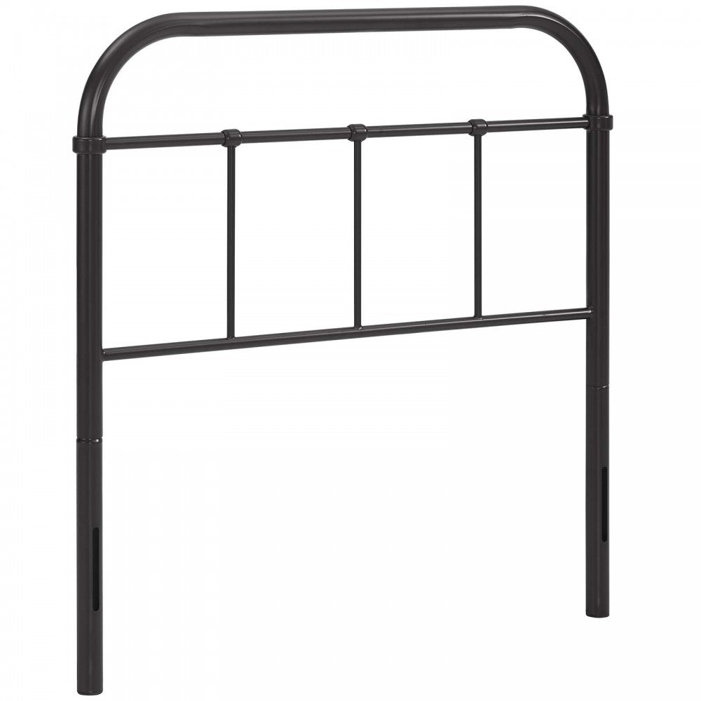 Serena Twin Steel Headboard, Brown