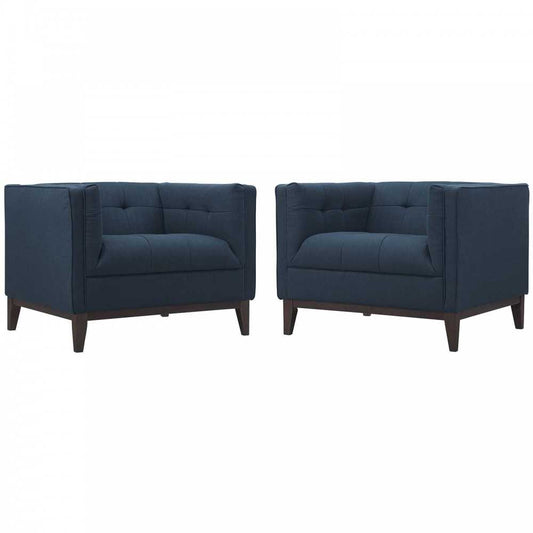 Serve Armchairs Set of 2, Azure