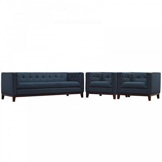 Serve Living Room Set Set of 3, Azure
