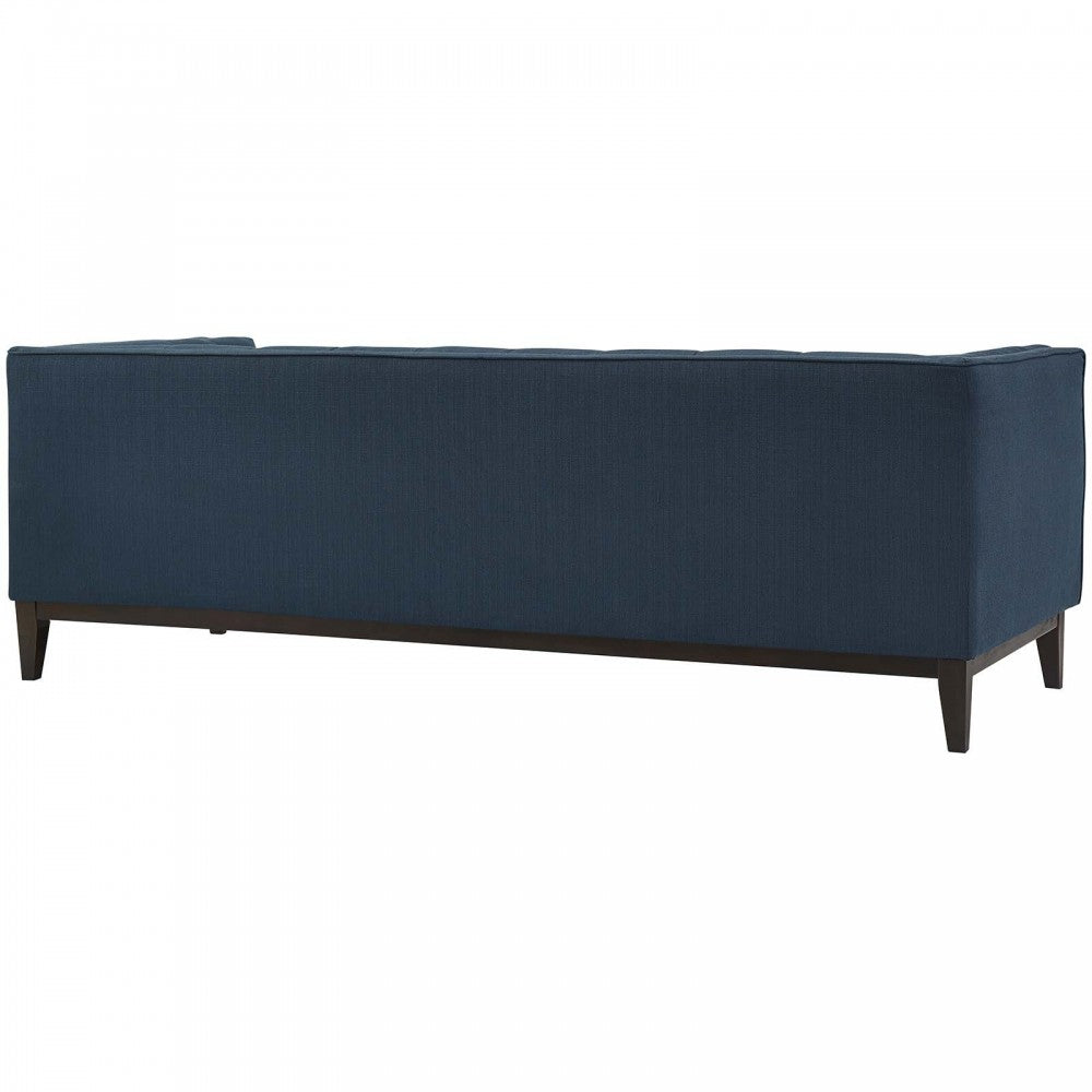 Serve Upholstered Fabric Sofa, Azure