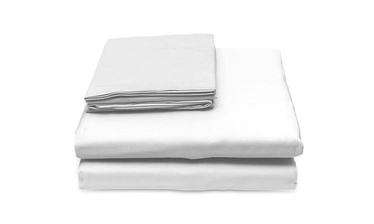 Puffy Sheets Queen Size White Color