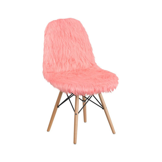 Shaggy Dog Hermosa Pink Accent Chair