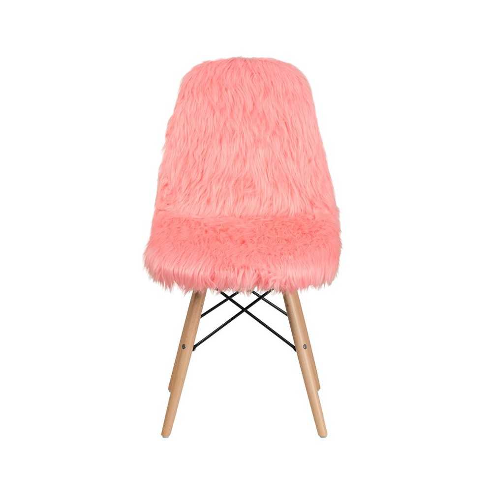 Shaggy Dog Hermosa Pink Accent Chair