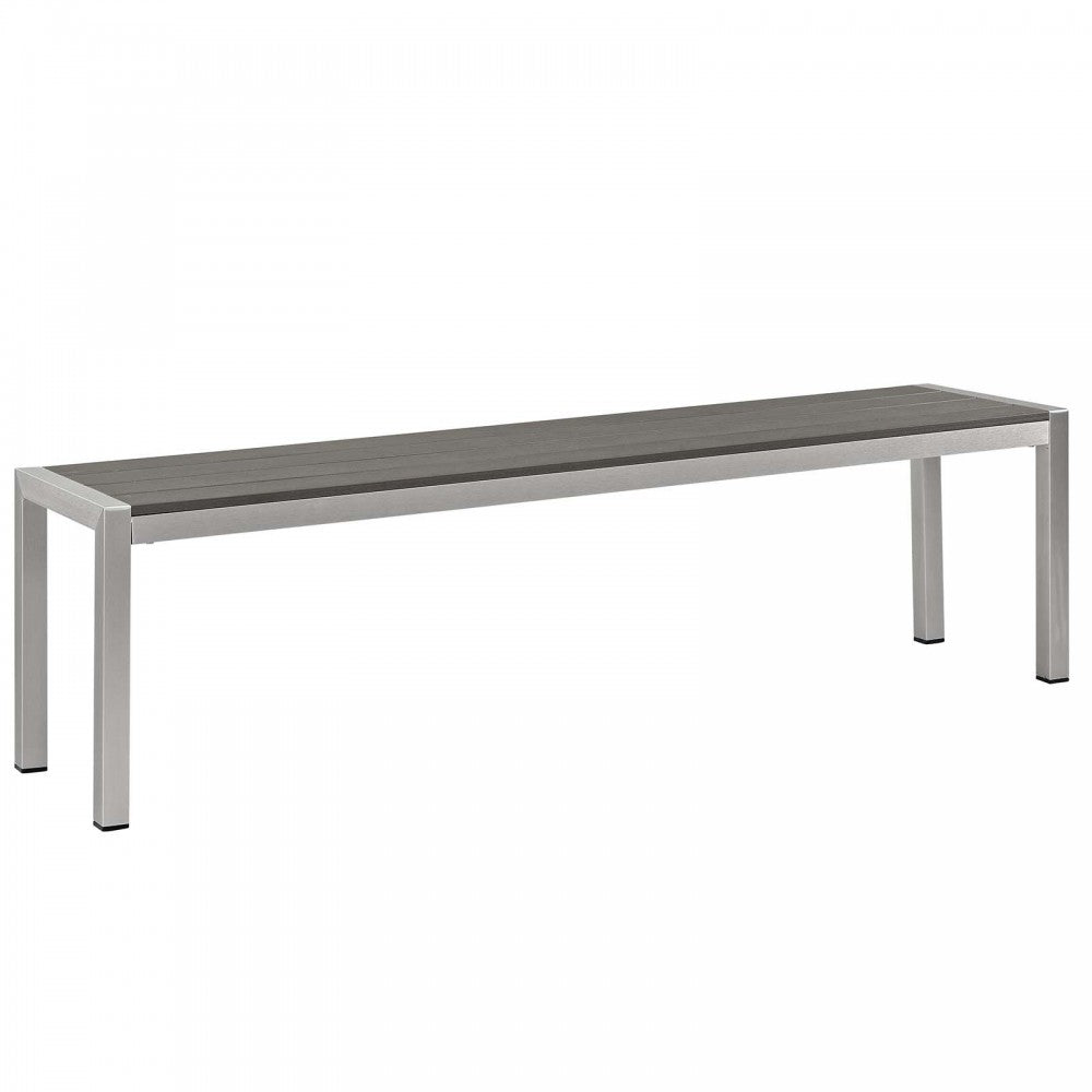 Shore 3 Piece Outdoor Patio Aluminum Dining Set